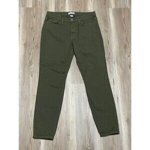 Judy Blue Womens Size 9/29 Green Skinny Mid Rise Ankle Jeans Stretch Pockets